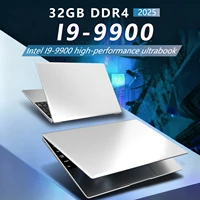 Ordinateur portable Windows 11 Ultra mince 15.6 "32GB RAM 512GB 1 to SSD Intel I9-9900 ordinateur portable Gamer 1920*1080 ordinateur de bureau PC 1