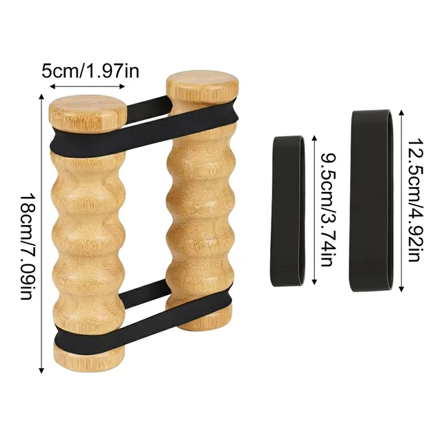Rip Stick Upper Body Workout Equipment Adjustable Resistance Bands With Wooden Handles Men Women Arm Chest Fitness Pull Belts 3