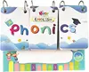 English Phonics Flashcards with 3 Syllable Flips Spelling Flip Cards Kids Educational Learning Toys CVC Sight Words 107 Cards 1