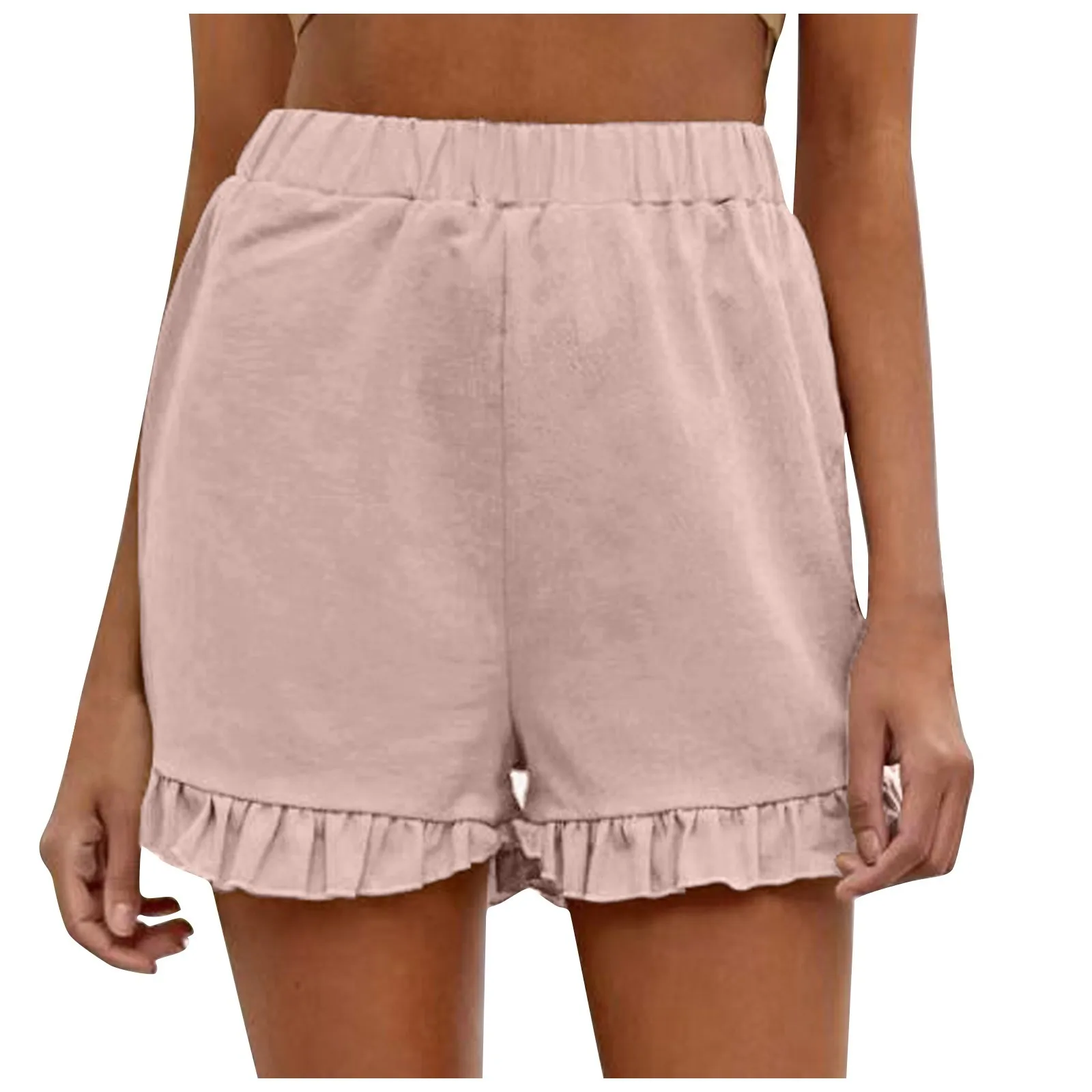 

Women'S Summer Fashion Loose Linen Casual Shorts Casual High Straight Pants Korean Reviews Many Clothes Ropa De Mujer Beauty