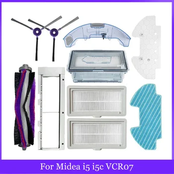 Per Midea i5 i5c VCR07 VCR08 Robot Aspirapolvere Pezzi di Ricambio Midea I5C Spazzola A Rullo Mop Staffa Scatola di Polvere Serbatoio Dell'acqua Accessori