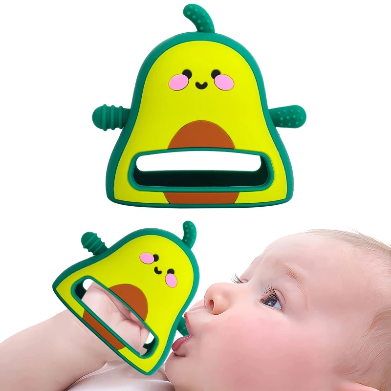 

Teething PainRelief Toy Silicone Baby Teether Newborn Molar Chewing Toy DropShipping