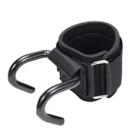 1PC Weight Lifting Hooks Hand-Bar Wrist Straps Gym Fitness Hook Weight Strap Pull-Ups Power Lifting Gloves For Weight Training 1