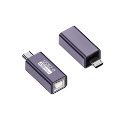 Compact USB Adapter for Printer and Scanner Connectivity (Micro usb to usb B F)