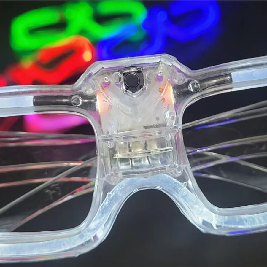 SLD - Occhiali A Led In Plastica Illumina Le Tonalità Lampeggianti