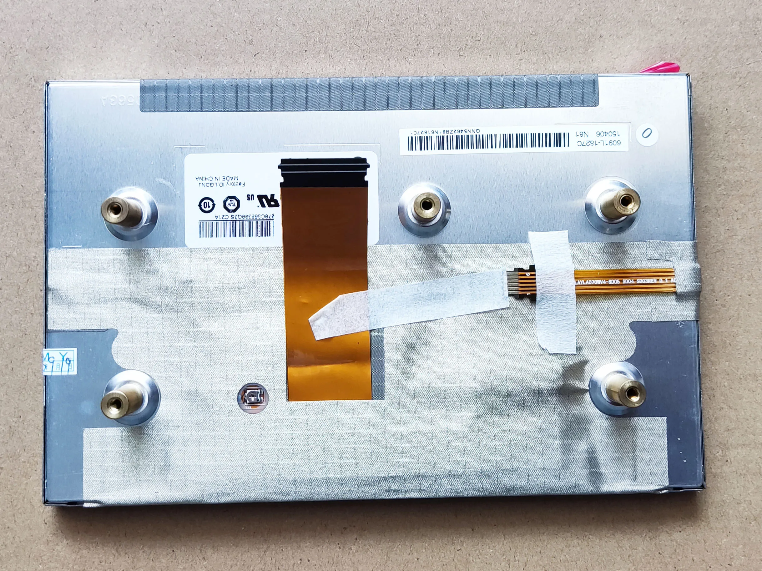 Lcd Da 7 Pollici Per Peugeot 508 Sw 2014 Muslimlg La070Wv4 Sd04