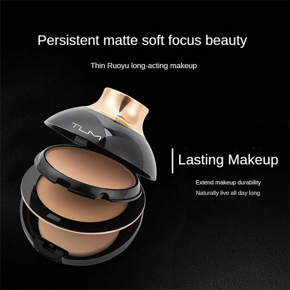 2-In-1-Clear-Double-Layer-Pressed-Powder-Face-Powder-Makeup-Concealer ...