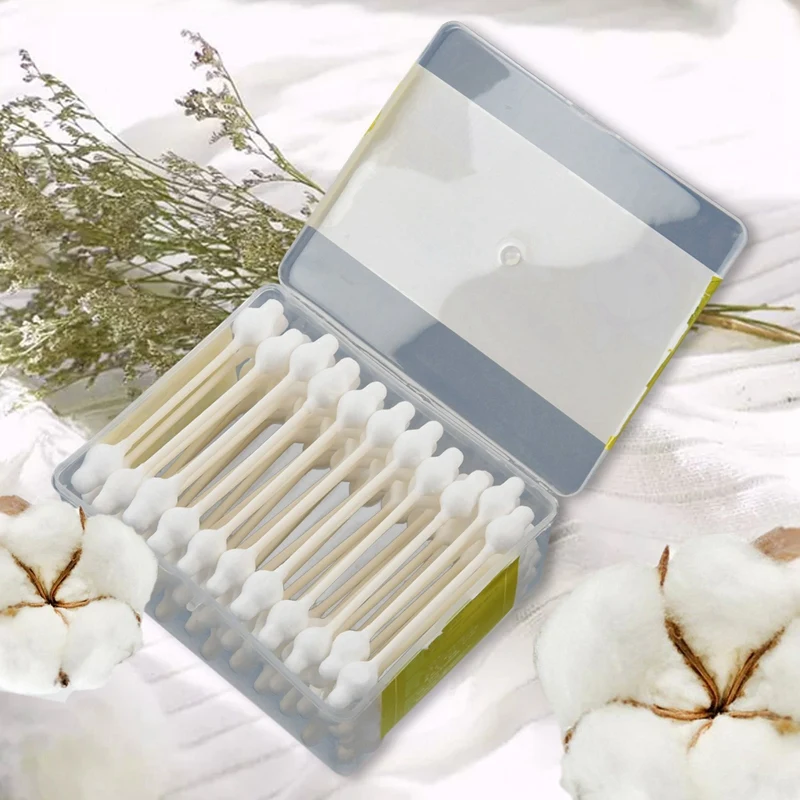 Baby Safety Cotton Buds Box Of Approx. 55Pcs