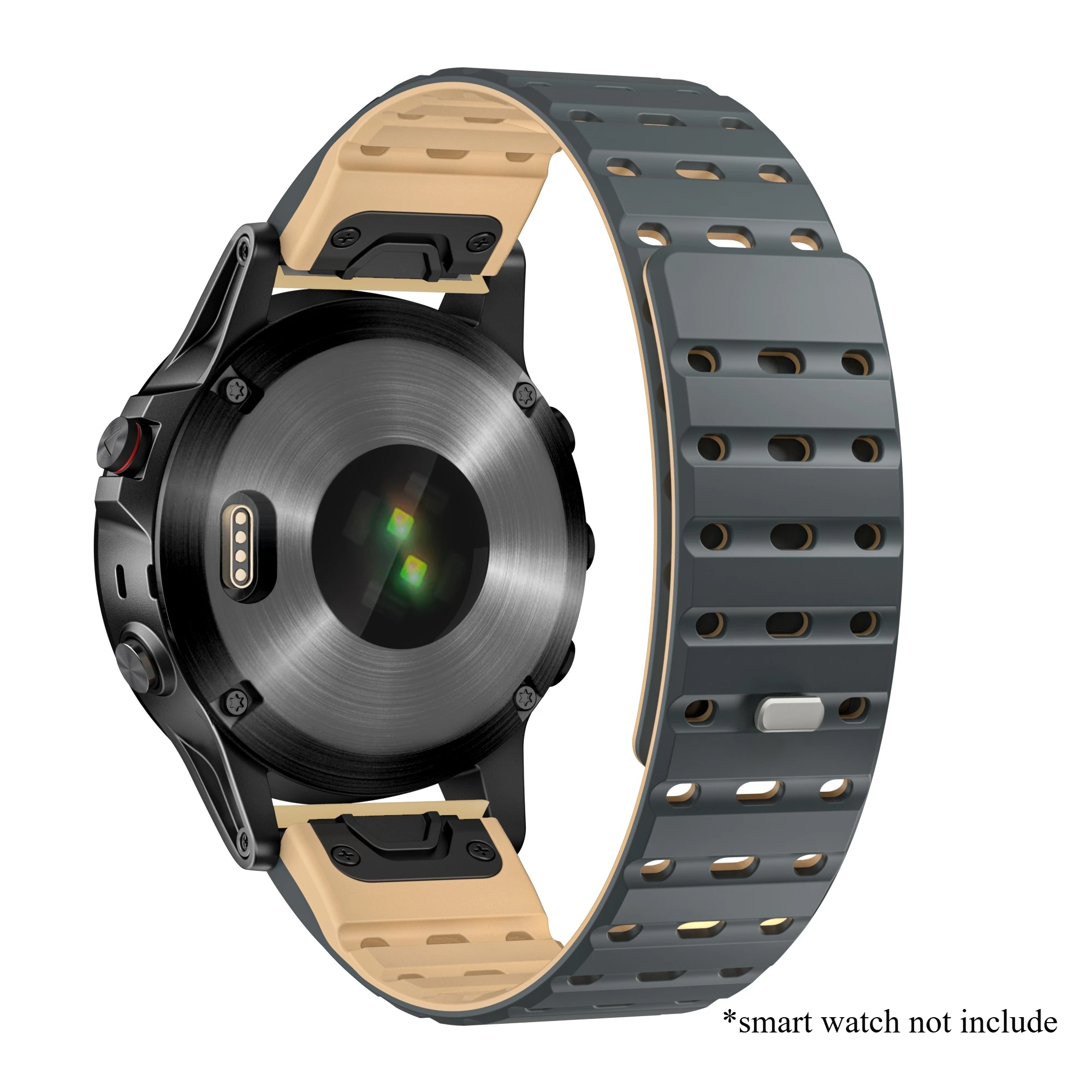 Premium QuickFit 22mm Silicone Strap - Versatile Fitness Band Bracelet