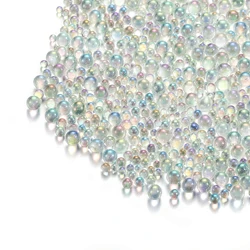 100g Mini Bubble Glass Beads for Resin Art and DIY Crafts (White)