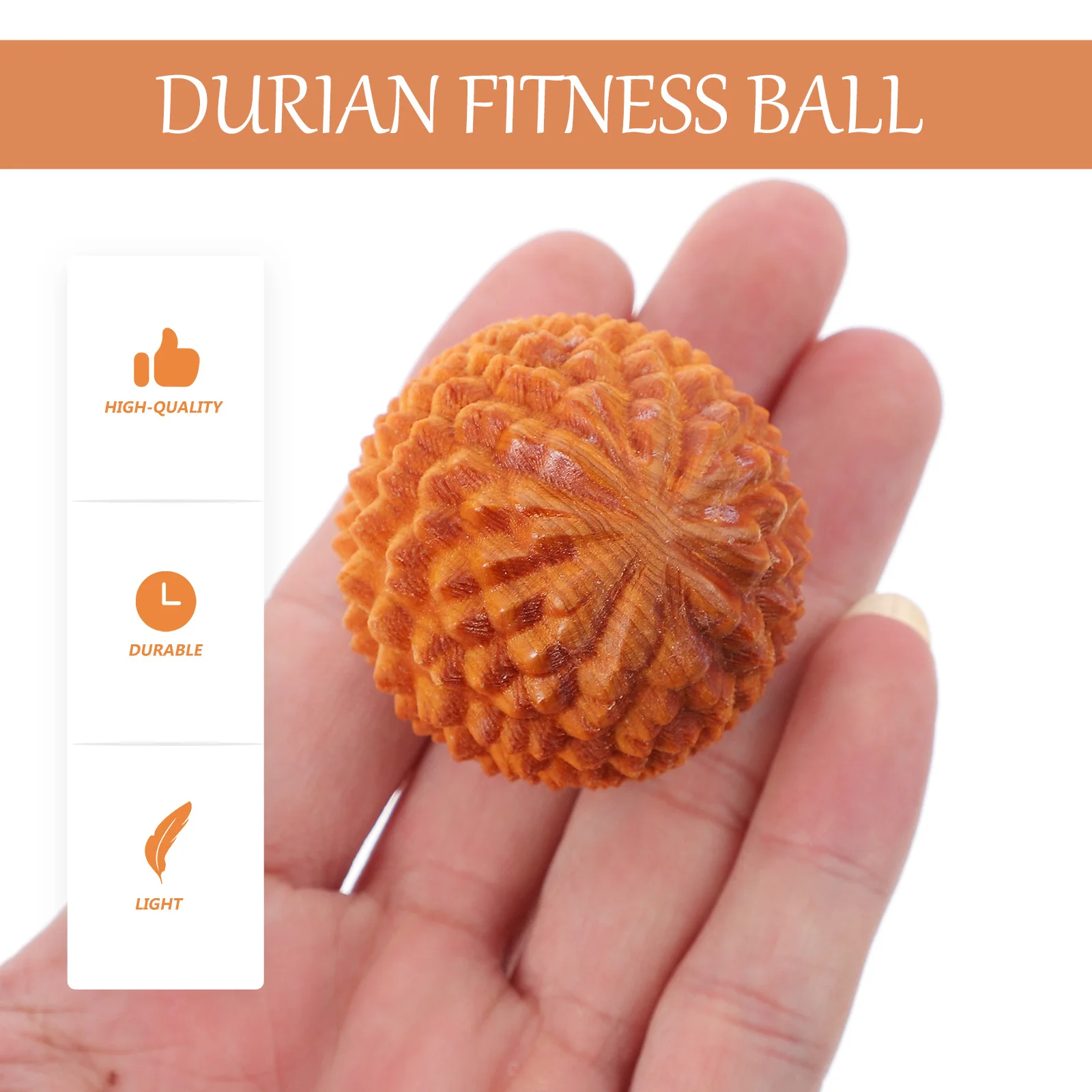 2pcs Wooden Acupressure Massage Balls 3