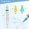 Ear Cleaner Irrigation Kit Ear Wax Removal Tool Water Washing Syringe Comfortable Unique 12/20ML Health Care 6