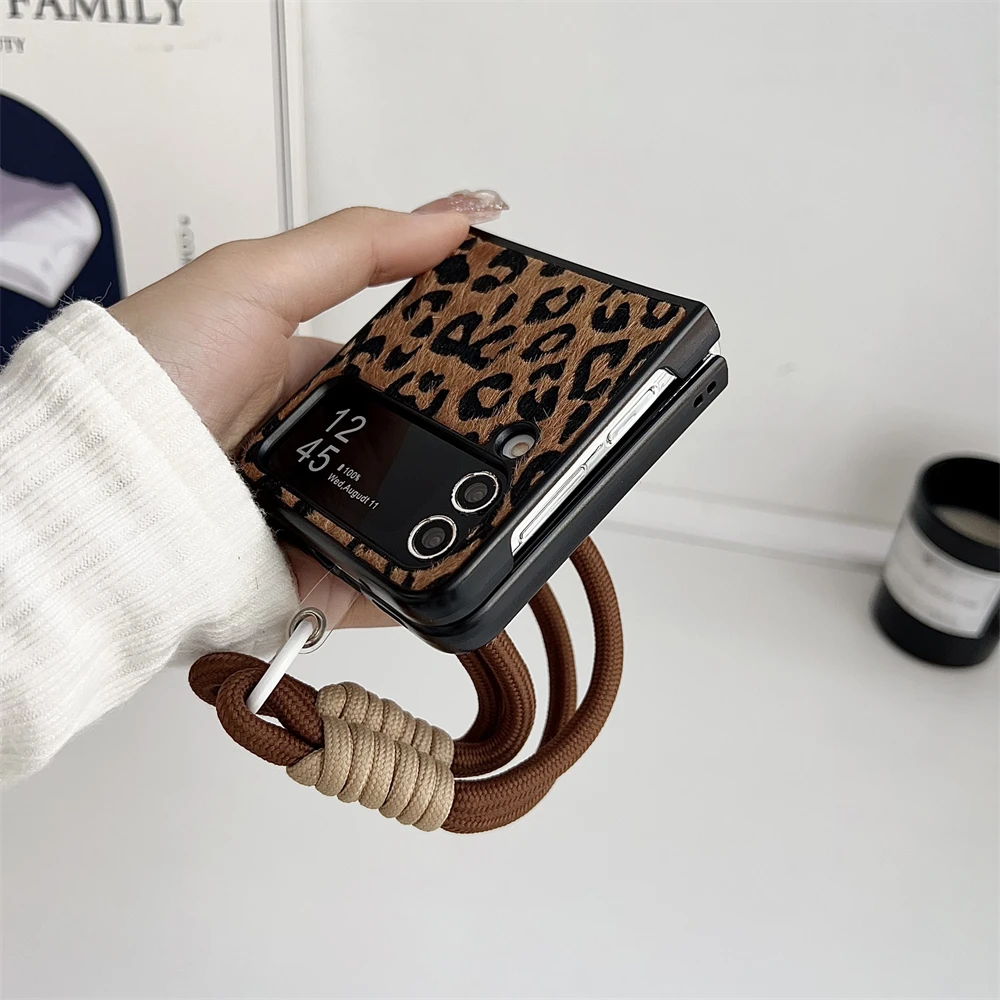 Leopard Print Clear Hard PC Luxury Shockproof Phone Case