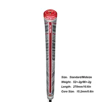 Grey Golf Grips Multi Compound 4+ AG  ,Standard/Midsize, All Weather Contral,High Traction and Feedback , Anti-Slip 2