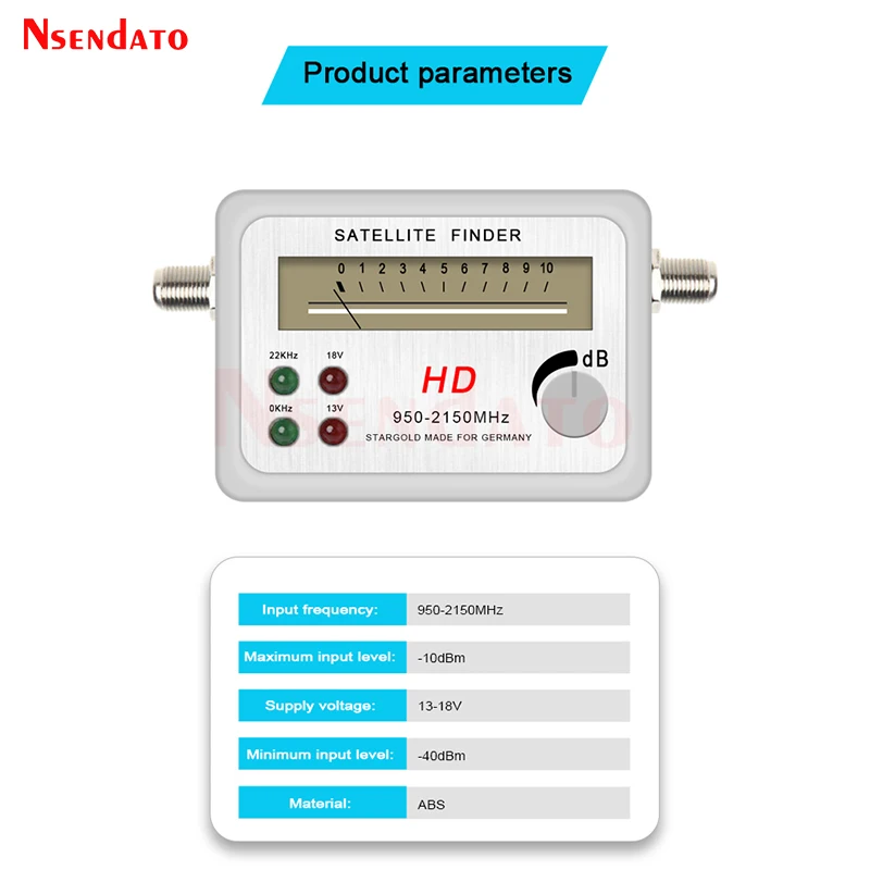 Satellite Signal Finder Satellite TV Receiver Sat finder TV HD Satellite Finder Digital Signal Meter For Dish TV