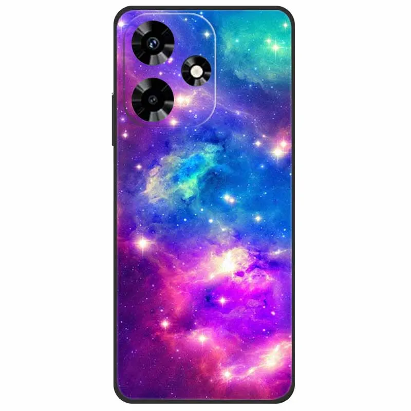 Silicone Wolf Lion TPU Soft Phone Case - Black