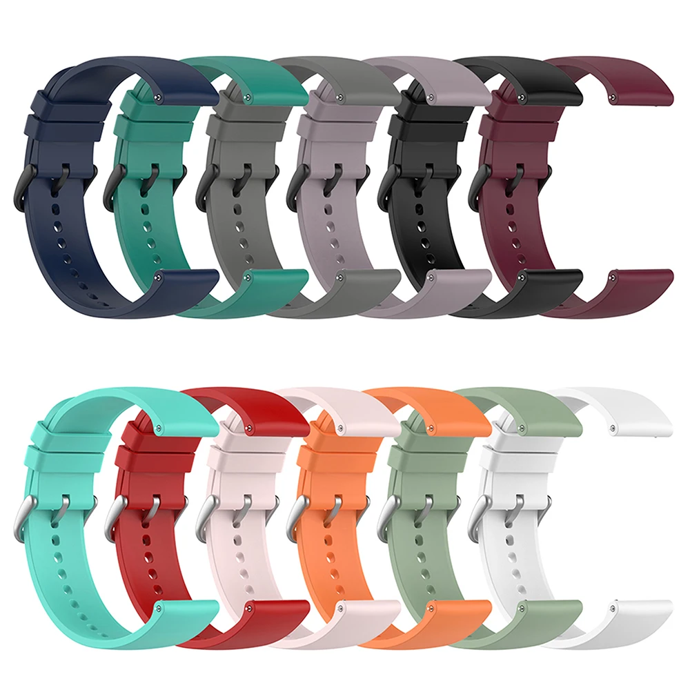 Premium 20mm Silicone Smart Watch Band - Versatile & Comfortable Fit