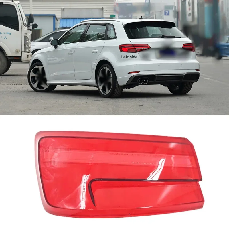 

for Audi A3 2017-2020 Car Rear Taillight Shell Brake Lights Shell Replace Auto Rear Shell Cover Lampshade