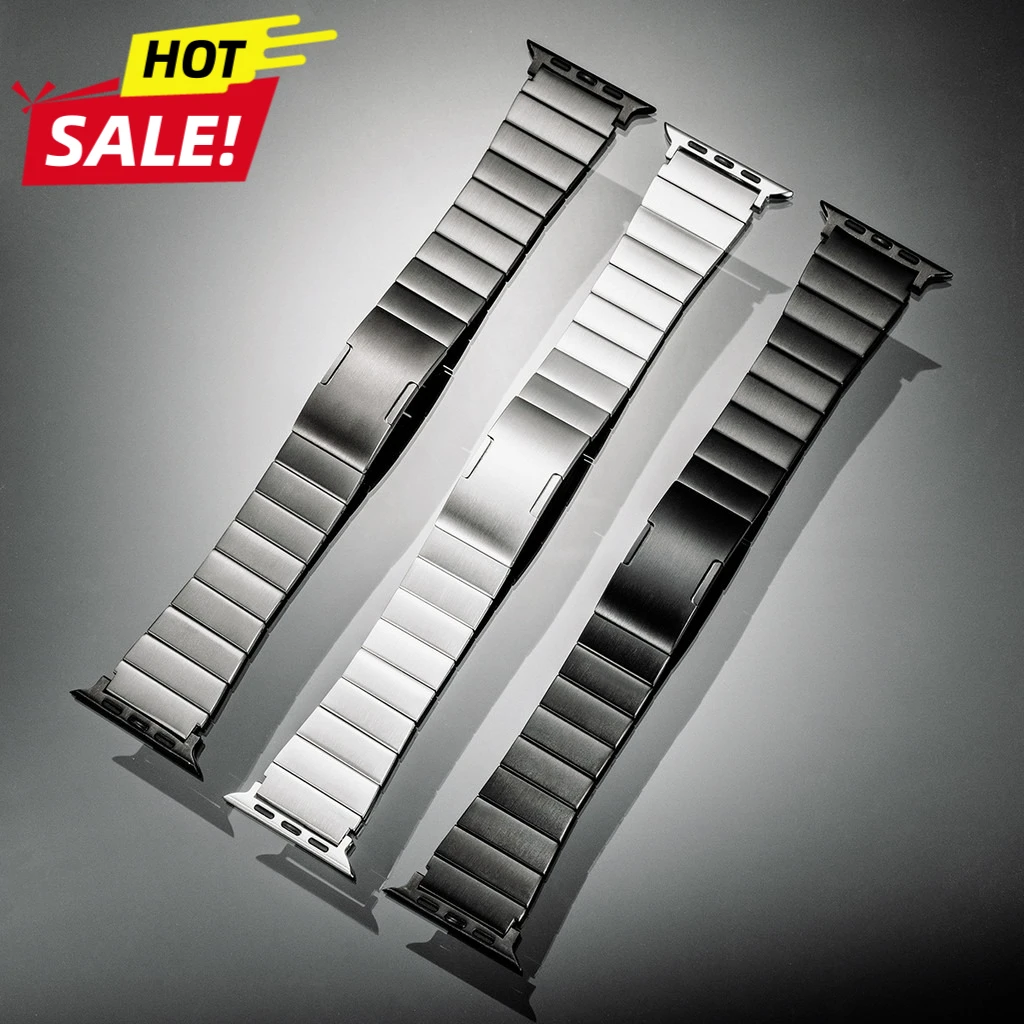 Luxury Stainless Steel Watch Strap - High-Quality Metal Accessory