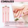 Electric Nail Drill Set Portable Quick Armor Removal Rechargeable Nail File for Acrylic Manicure Pedicure Polishing Tools 5