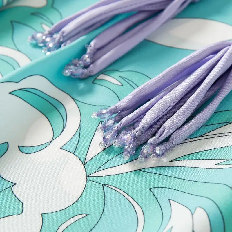 2024 موضة ربيع الخريف فستان طويل سيدة الأزهار الطب...