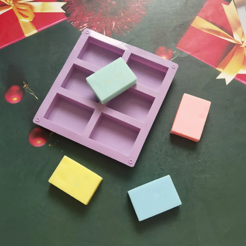 Moule En Silicone Réutilisable Carré 15,2 Cm - Idéal Pour Savon, Chocolat, Plâtre Et Pâtisserie