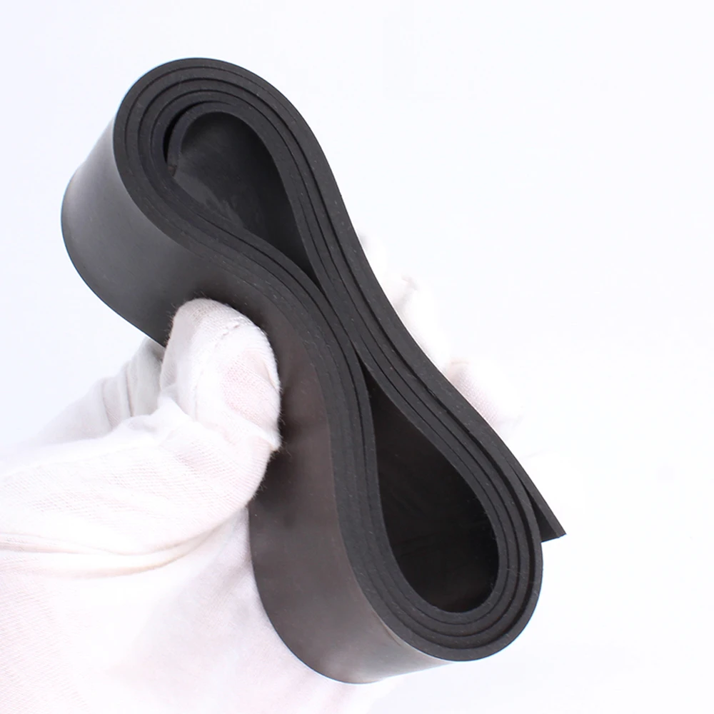 Black Solid Rubber Flat Strip Sealing Gaskets Damper Pads Thick 1/2/3/5mm Width 10/15/20/25/30/35/40/50/60/80/100mm 1/3/5Meter