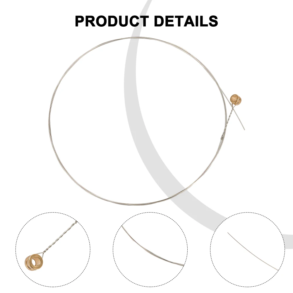 

High Quality Guitar 1st E-String For Beginners Rust-Proof Accessories For Acoustic High-carbon Steel Core Orphee Single