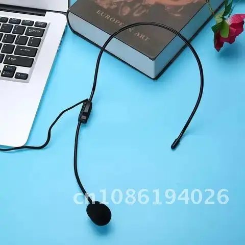 

Wired 3.5mm Portable Headset Microphone Moving Flexible Earphone Dynamic Jack Mic For Loudspeaker Tour Guide Teaching Lecture