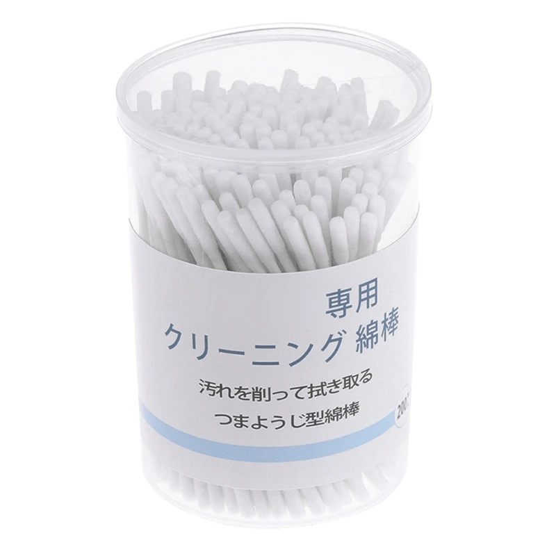 

200pcs/Box Double for Head Cotton Swab Nose Ears Cleaning Care Tools Disposable Buds Cotton Applicator Use Soft Women Tool