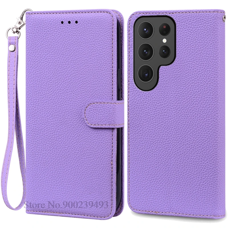 Leather Wallet Flip Case | Luxurious Book Cover Coque s