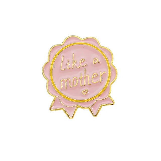 Funny Medal Award Dialogue Quote Note Brooches'like A Mother,best Mum Ever'  Enamel Pin Badge Lapel For Kids Jewelry Gifts - Brooches - AliExpress