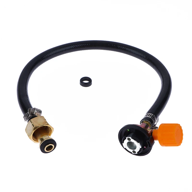Gas Refill Adapter Pipe Tube Cylinder Convertor Filling Tank Coupler Accessories Valve Braided Hose