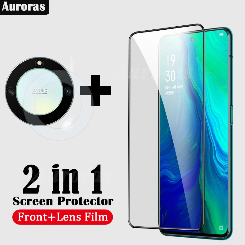 Auroras 2 In 1 Per Honor X9B Proteggi Schermo Obiettivo Della Fotocamera Pellicola In Vetro Pellicola In Vetro Temperato Per Honor X9A X6A X5 Plus Pel