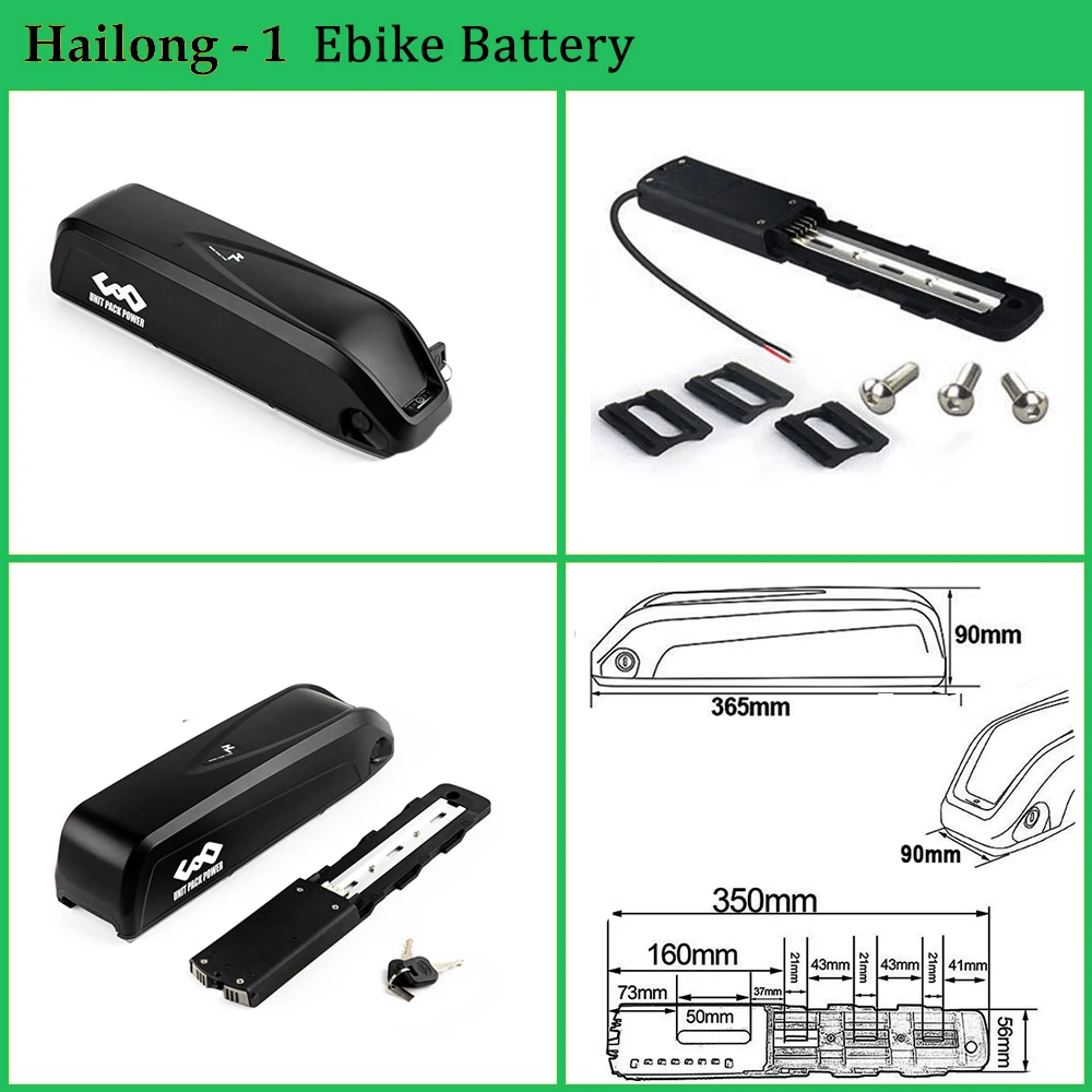 Bluetooth EBike Batterij Hailong 21700 50E M50T 36V 52V 48V 20Ah 25Ah voor Bafang Elektrische Fiets 1500W 1000W 750W 500W 350W 250W - Afbeelding 3