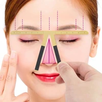 1pcs Metal Eyebrow Tattoo Stencil Ruler Microblading Tattoo Positioning Measure Template Eye Brow Permanent Makeup Tools 1