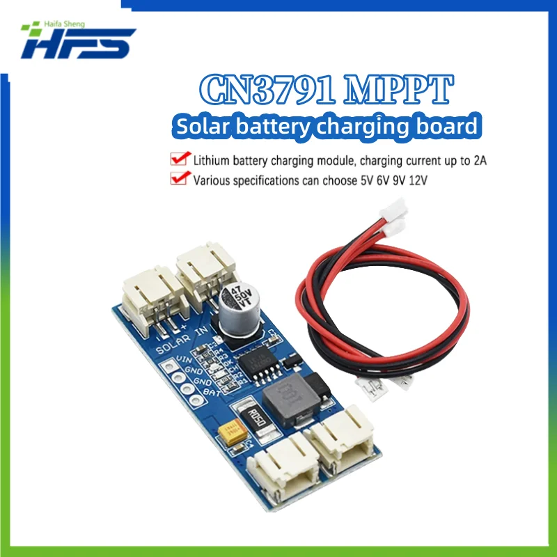 

1 Cell Lithium Battery Charging 3.7V 4.2V CN3791 MPPT Solar Panel Regulator Controller Module 5V 6V 9V 12V