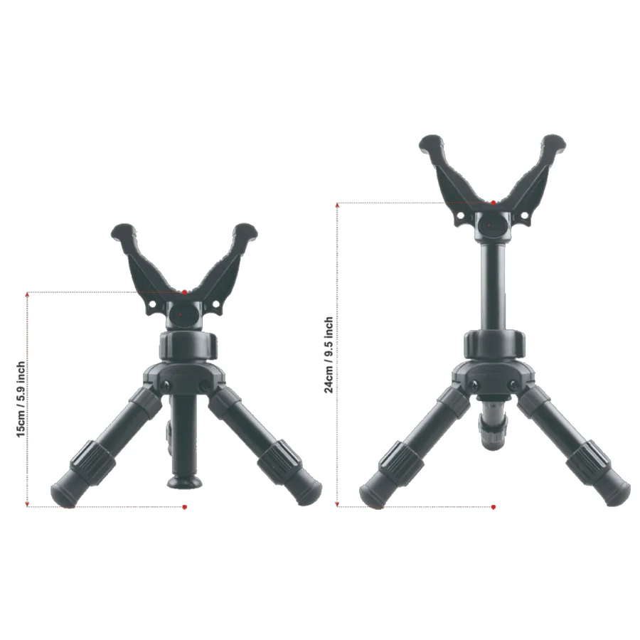 Vector Optics Tripod All Hunting and Shooting Situations Detachable V Mount Spin 360