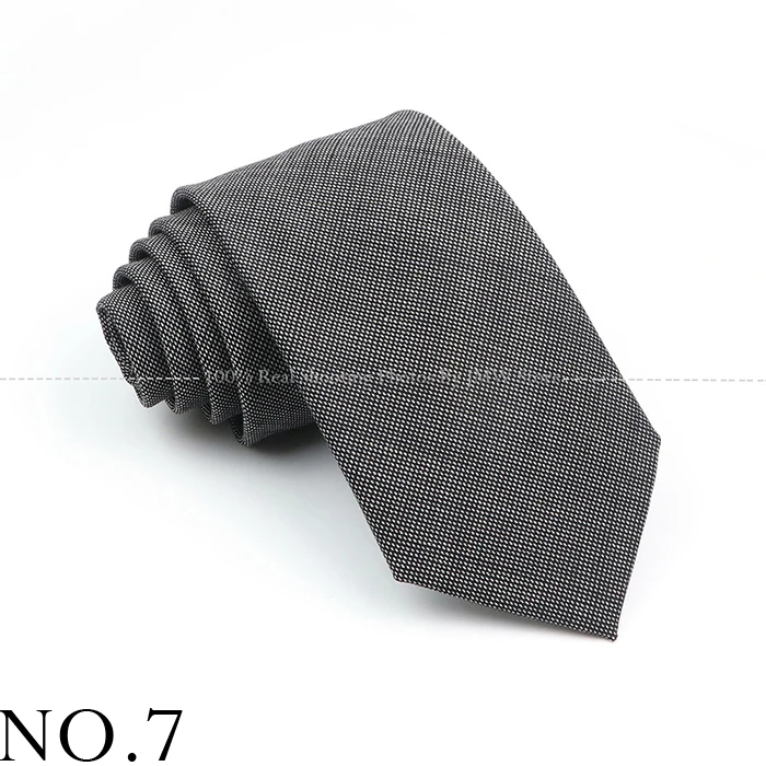 Herren Krawatten 7cm klassische Wolle handgemachte dünne graue karierte Krawatten gestreiften schmalen Kragen schlanke Kaschmir lässige Krawatte Accessoires Geschenk – Detail 7