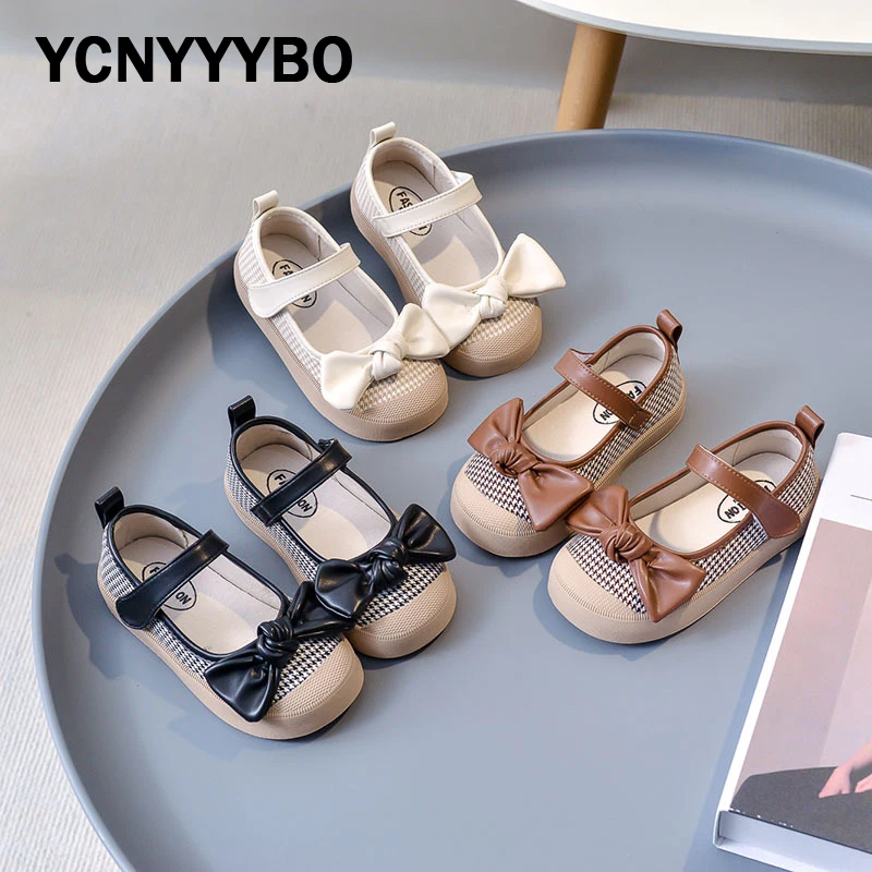 

Kids Bow Princess Shoes Baby Girls Black Brand Flats Children Dance Shoes Toddler Party Dress Shoes Mary Jane New For Autumn