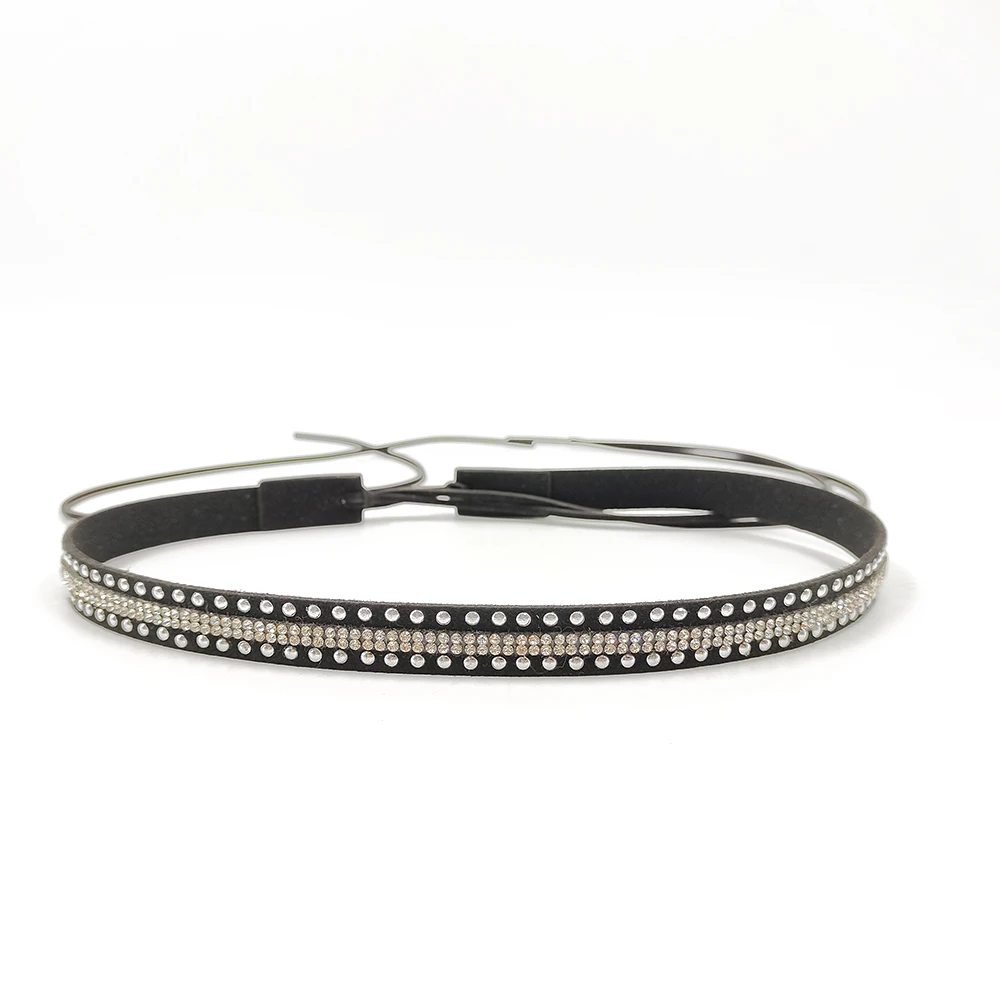2024 Feiner Glitzer-Strass-Hut-Zubehör, Farbblock-Design, Sommer-Strohhut, Cowboy-Hut, Hutband, Fedora-Hut-Zubehör – Detail 18