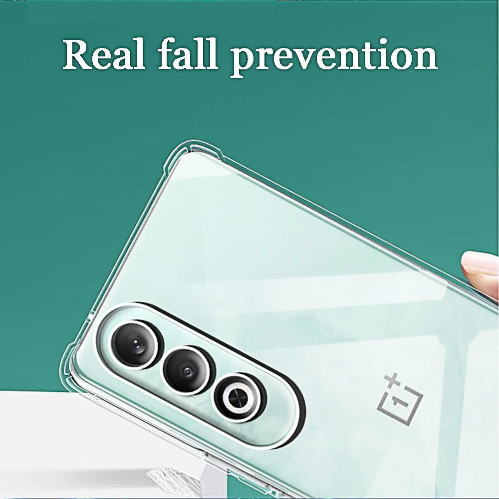 Clear Protective Transparent Phone Case with Camera Protection