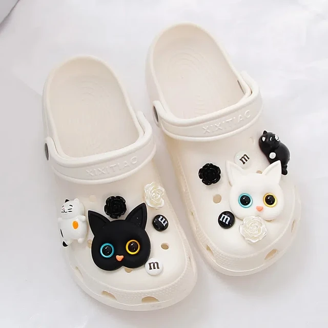 17 Accessoires De Chaussures De Manette De Jeu, Boucles De Chaussure DIY Avec Motif De Dessin Animé Mignon, Amovibles Et Créatifs Crocs, Polychlorure De Vinyle