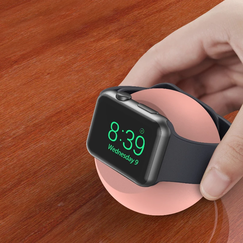 For Apple Watch Charger Stand iWatch Ultra/8/SE2/7/6/SE/4/3 49mm/45mm/44mm/42mm/41mm/40mm/38mm Durable Silicone Nightstand Mode