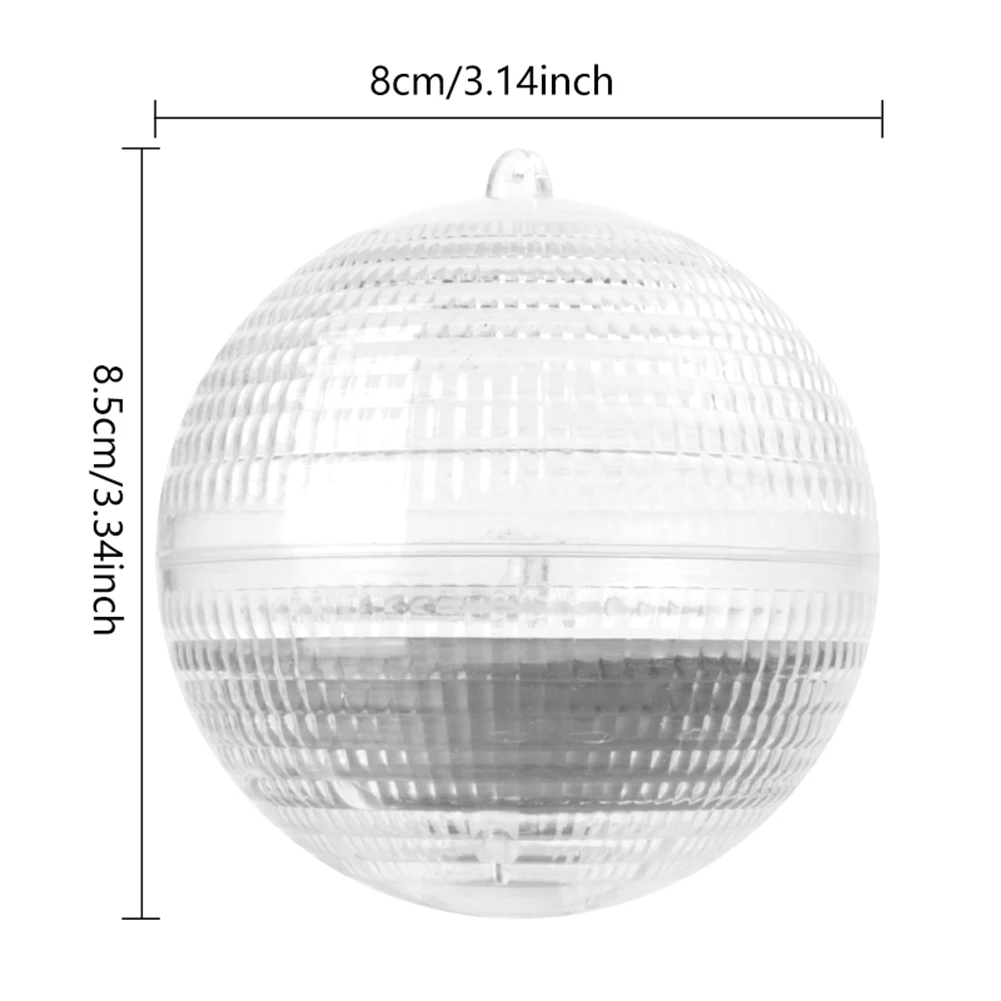 수영장 원형 글로브 조명, 수영장 정원용 IP65 방수, 장 다채로운 램프 변경, 최대 8H, 100mAh, 7 가지 색상