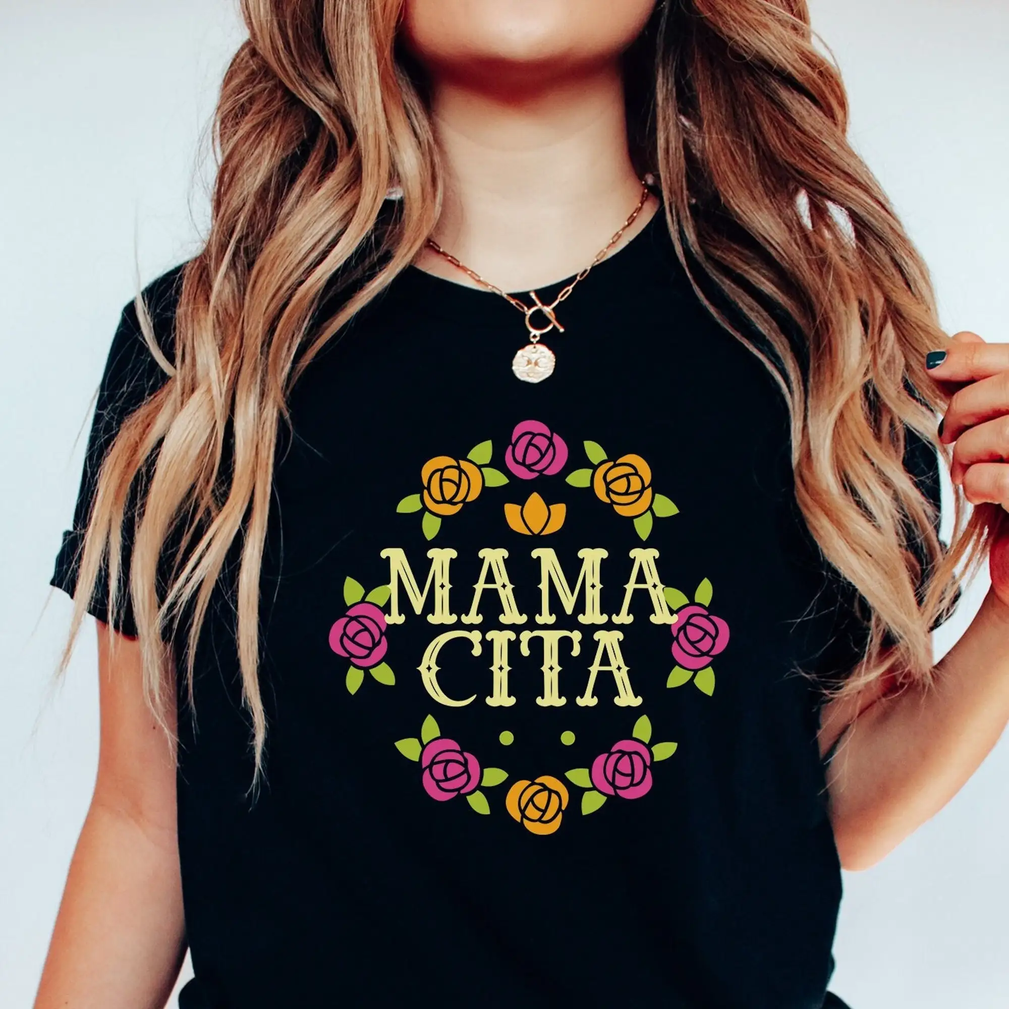 Футболка Mamacita с длинным или коротким рукавом, с изображением гигантского наследия, месяца пять, Мексиканский праздник