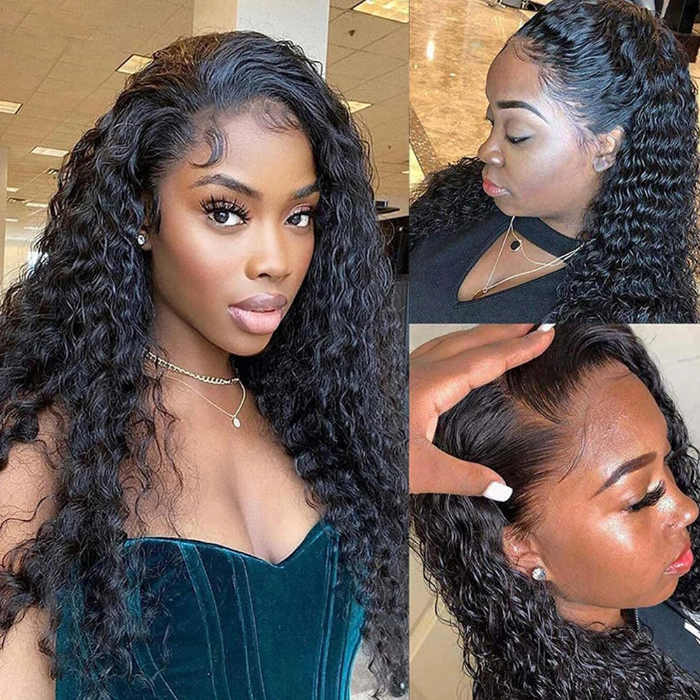 Human Hair Extensions Water Wave Bundles 100% Human Hair Extensions For Women Peruvian Hair Bundle Raw Virgin Unprocessed Human Bundle Curly