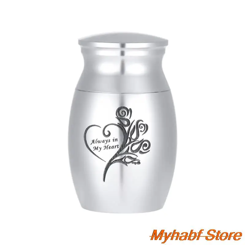 Mini Keepsake Urns for Human Ashes Pet Ashes Holder Cat Dog Birds Container 1.3*2.4cm