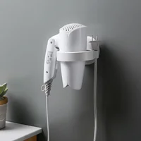 Hair Dryer Straightener Holder Wall Mounted Shelf With Strong Back Glue For Bathroom No Drilling Wire Hanger Strong Adhesive 2