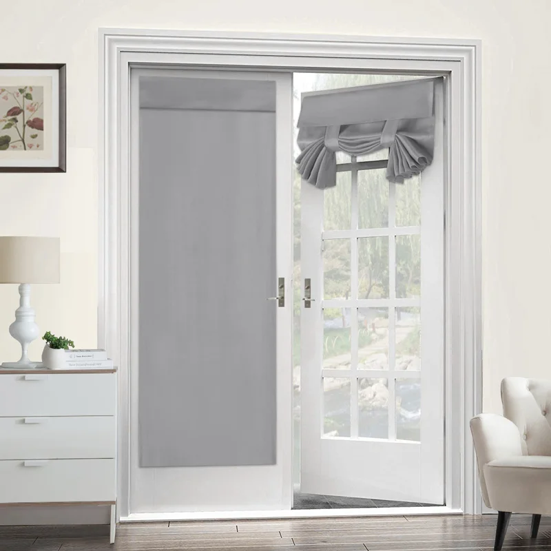 BlackoutFrenchDoorCurtainRoomDarkeningShadeWindowDrapesThermal